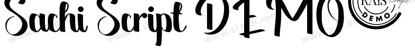 Sachi Script DEMO字体转换